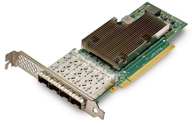 NetXtreme E-Series P425G - Nätverksadapter - PCIe 4.0 x16 låg profil - 10/25 Gigabit SFP28 x 4