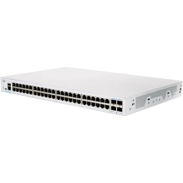 Business 250 Series CBS250-48T-4G - Switch - L3 - smart - 48 x 10/100/1000 + 4 x Gigabit SFP - rackmonterbar - återanvänd