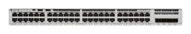 Catalyst 9200L - Network Essentials - switch - L3 - Administrerad - 48 x 10/100/1000 + 4 x 10 Gigabit SFP+ (upplänk) - rackmonterbar - återanvän