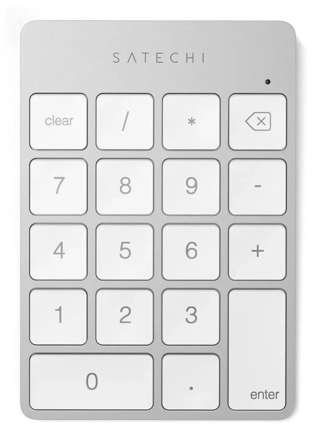 Slim Wireless Keypad - Silver