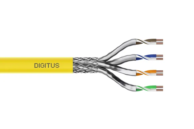 installation cable - 500 m - RAL 1028 yellow - Gul - 500m