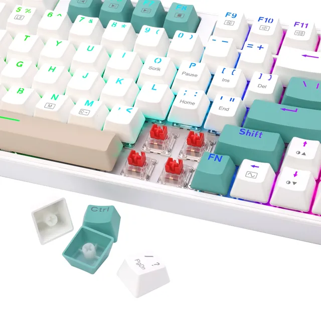 K643GWC-RGB-PRO Veigar Pro keyboard - Gaming Tangentbord - Engelska (US) - Vit