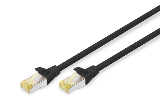 patch cable - 3 m - black - Svart - 3m
