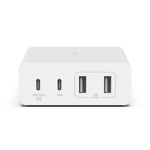 Boost Charge 108W 4-port Väggladdare - 2m