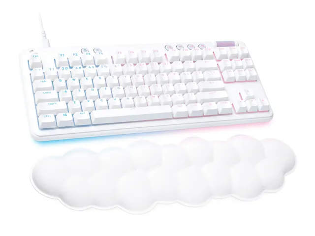 G713 - GX Brown - ND - Aurora collection - Gaming Tangentbord - Nordisk - Vit