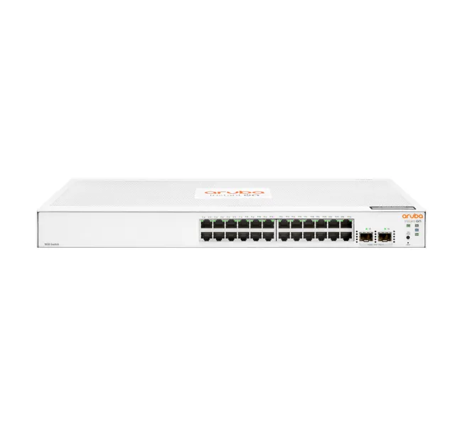 HPE Networking Instant On 1830 24G 2SFP Switch - Switch - smart - 24 x 10/100/1000 + 2 x Gigabit SFP - skrivbordsmodell, rackmonterbar