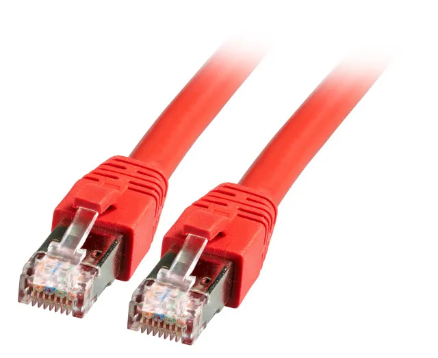 EFB-Elektronik patch cable - 7.5 m - red - Röd - 7.5m