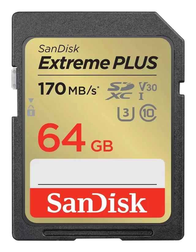 Extreme PLUS - Flash-minneskort - 64 GB - UHS-I U3 / Class10 - SDXC UHS-I