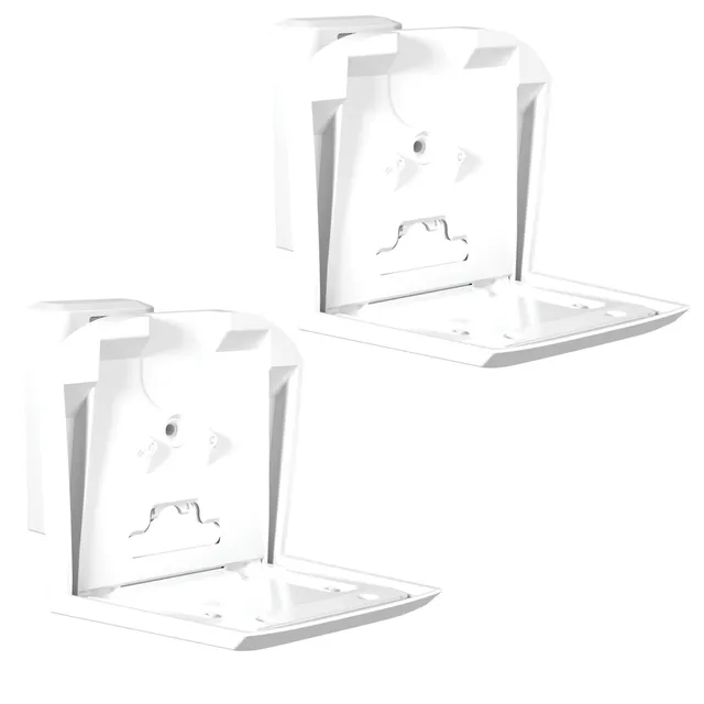 Sanus WSWME32 - Monteringssats (2 högtalarfästen, 2 väggmonteringar, 2 väggplattor, 4 drywall/concrete anchors) - justerbar - för högtalare - väggmonterbar (paket om 2) - för Sonos Era 300