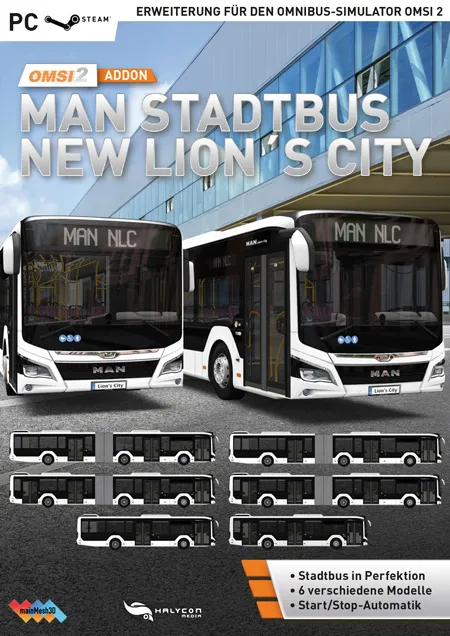 OMSI 2 Add-on MAN Stadtbus New Lion's City - PC Windows