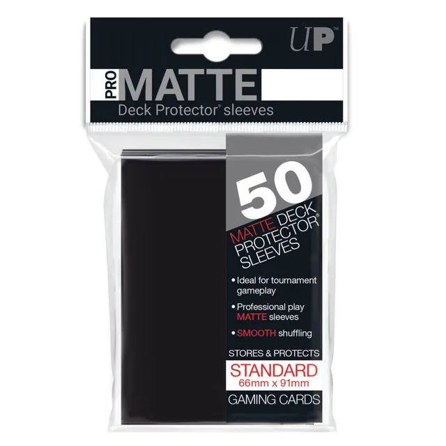 Card Sleeves Standard Pro-Matte Black (50) (Ultra Pro)