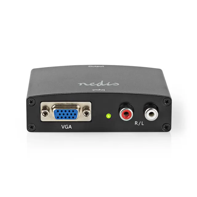 VGA till HDMI - FullHD - Aluminium - Antracit