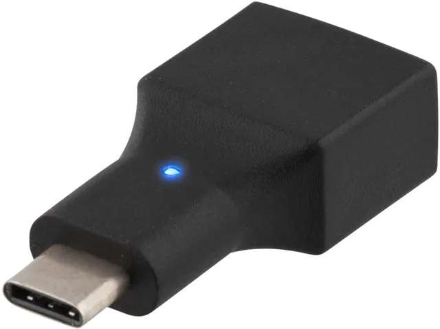 USB 2.0 Adapter C ha till A ho Svart