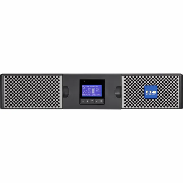 Eaton 9PX Lithium-ion - Netpack - UPS (rackmonterbar/extern) - AC 200/208/220/230/240 V - 2400 Watt - 3000 VA - 1-fas - Ethernet 10/100/1000, RS-232, USB - utgångskontakter: 10 - 2U - 19 - svart, silver