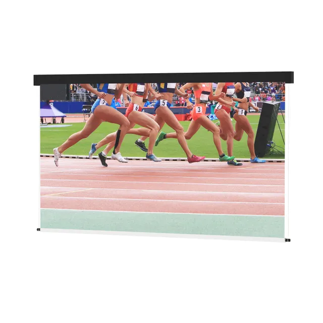 Arena Electrol - Projektorduk - motoriserad - 371" (943 cm) - Mattvit - svart
