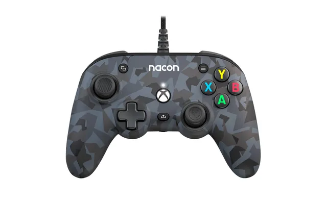 Wired Pro Compact Controller Grey Camo - Wired Controller - Microsoft Xbox One