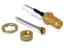 - Antennkabel - RP-SMA (hane) till I-PEX (hane) - 20 cm - koaxial - svart