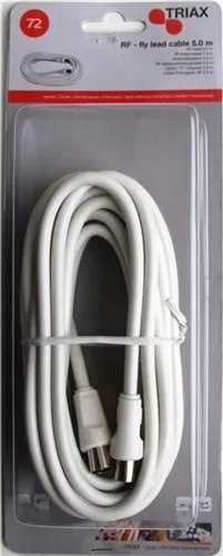 antennkabel 5m (vit)