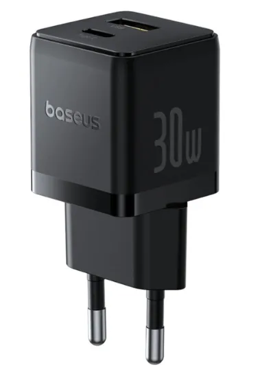 Palm Snabbladdare C+U 30W - Svart