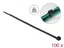 - Kabelsamlare - hög draghållfasthet - 20 cm - svart (paket om 100)