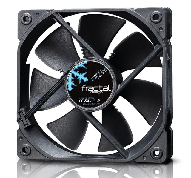 Fan Dynamic X2 GP-12 - Chassi fläkt - 120mm - Svart - 19 dBA