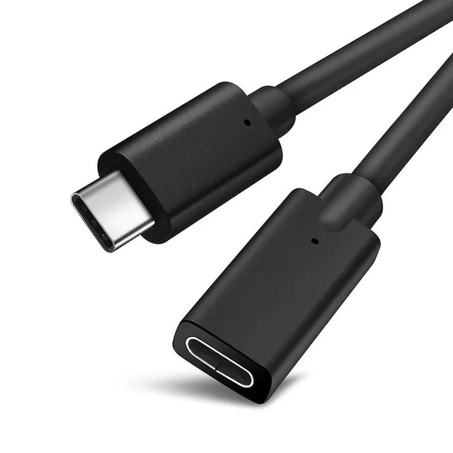 1m USB2.0 USB-C ha till C ho förlängningskabel 2,4A 480Mbps 12W