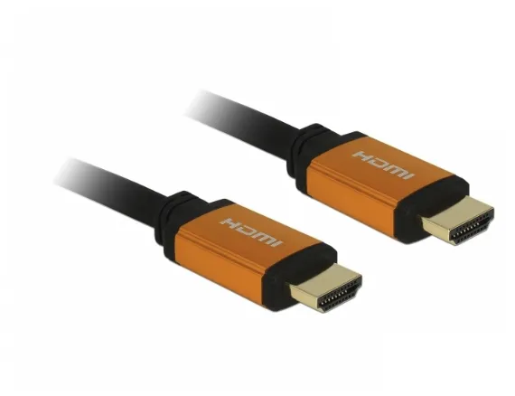 DeLOCK HDMI 2.1 -kaapeli, jossa 8K, 1 m, musta