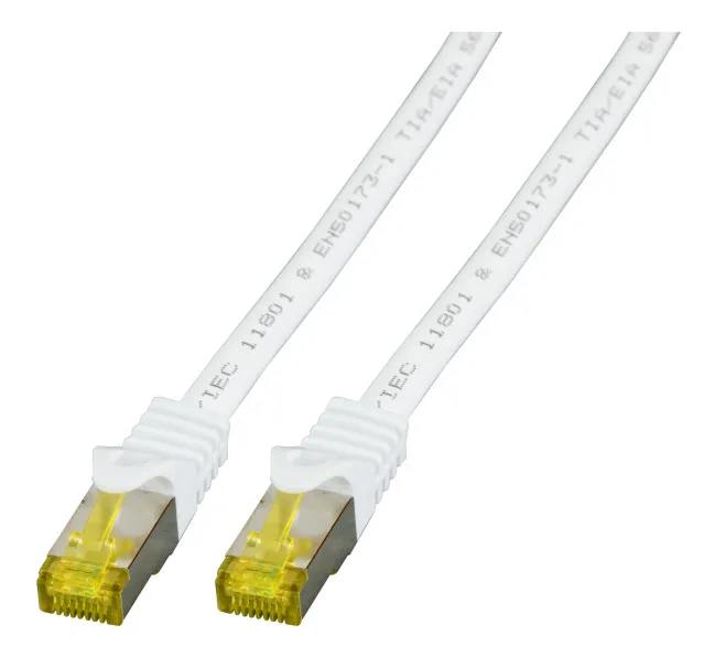 EFB-Elektronik patch cable - 2 m - white - Vit - 2m