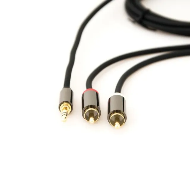 - Ljudkabel - RCA x 2 hane till mini-phon