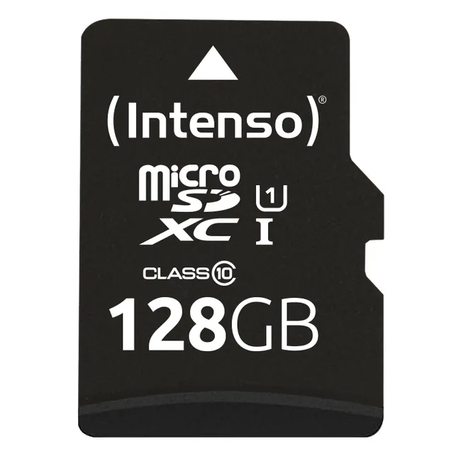 - Flash-minneskort (microSDXC till SD-adap