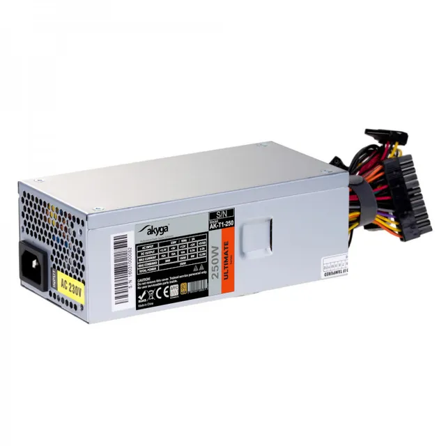 Ultimate Series AK-T1-250 - power supply - 250 Watt Strömförsörjning - 250 Watt - 80 mm - ATX - 80 Plus Gold certificate