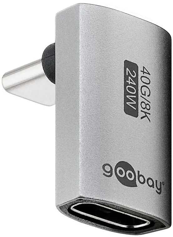 90° vinklad med USB4-stöd