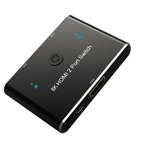 - video/audio switch - 8K - 2 ports