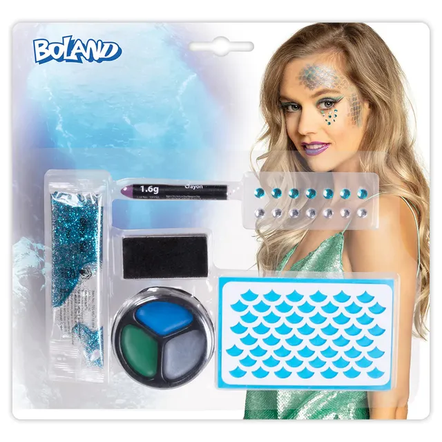 - Mermaid make-up set
