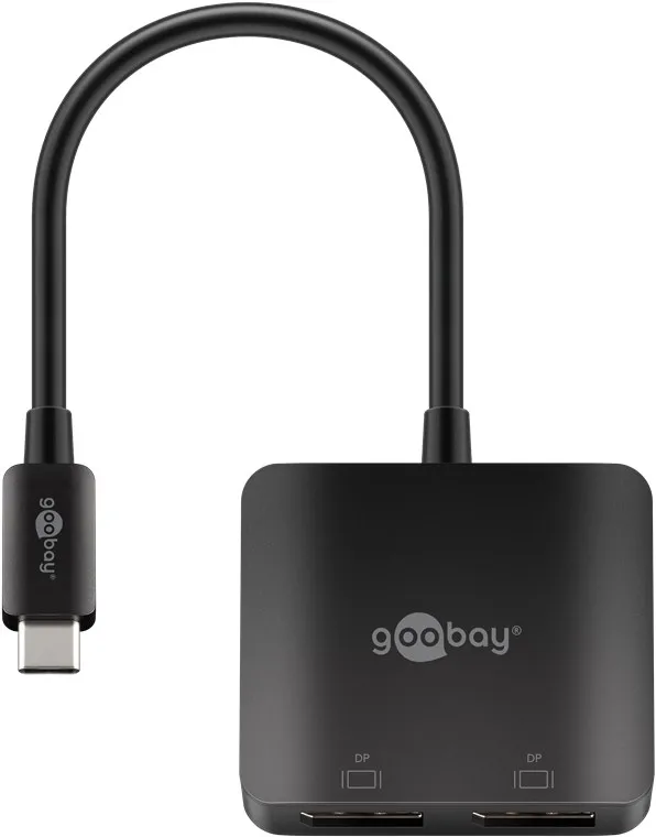 USB-C till dubbla Displayport