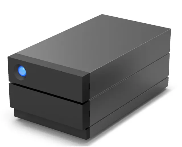 LaCie 2big RAID STHJ48000800 - Hårddiskarray - 48 TB - 2 fack (SATA-600) - HDD 24 TB x 2 - USB 3.2 Gen 2 (extern) - med 5 års återställningsservicepla