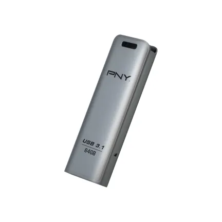 Elite Steel USB 3.1 64 Gt -muistitikku, hopea