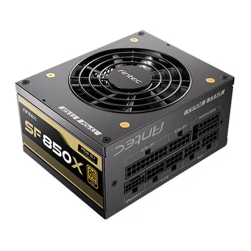 SF850X - power supply - 850 Watt Strömförsörjning - 850 Watt - 92 mm - ATX - 80 Plus Gold certificate