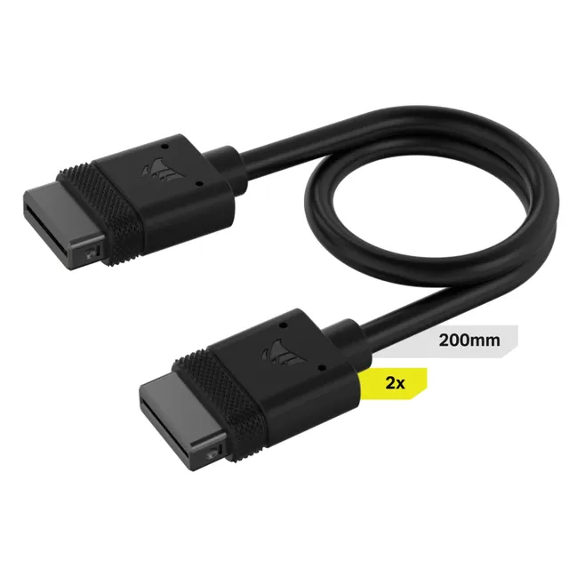 iCUE LINK Cable 200mm x2 (straight connectors)