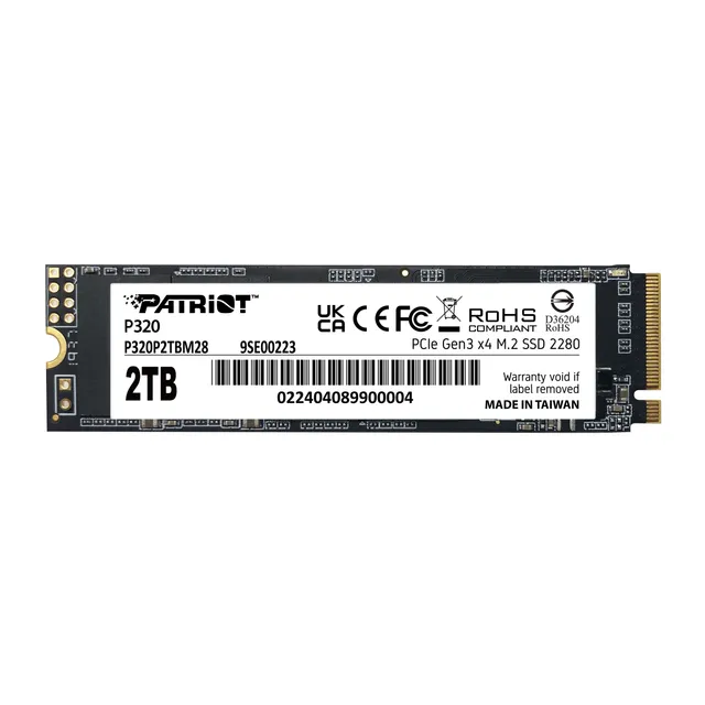 P320 2 Tt M.2 PCIe NVMe -SSD-levy