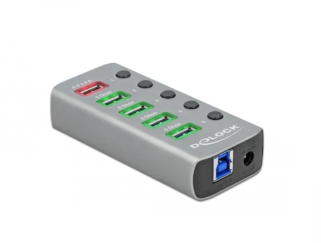 - Hubb - 4 x USB 3.2 Gen 1 - skrivbordsmode