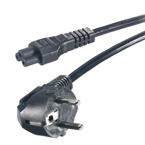 Nätström 3POL IEC320 1.8M Jord, svart