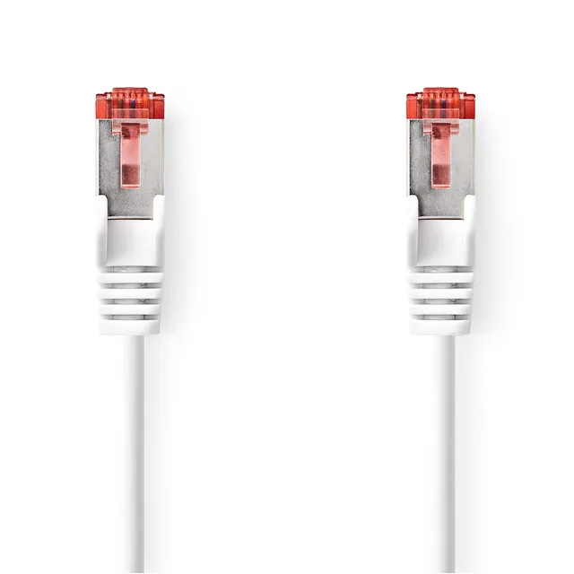 CAT6 Nätverkskabel | RJ45 hane | RJ45 hane | S/FTP | 20.0 m | Inomhus | Rund | LSZH | Vit | Låda