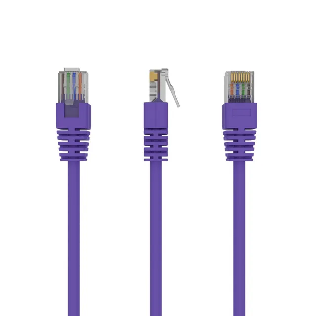 patch cable - 25 cm - purple - Lila - 0.25m