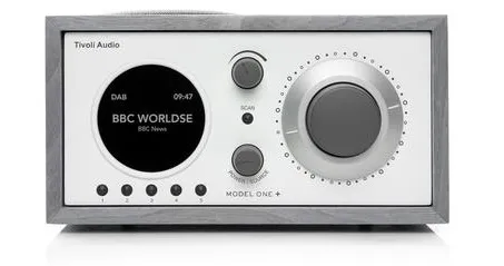 Audio Model One+ radio, grå/vit