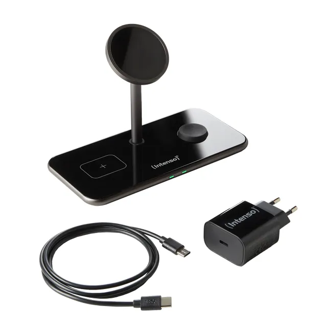 3-in-1 Magnetic Wireless Charger MB13 black