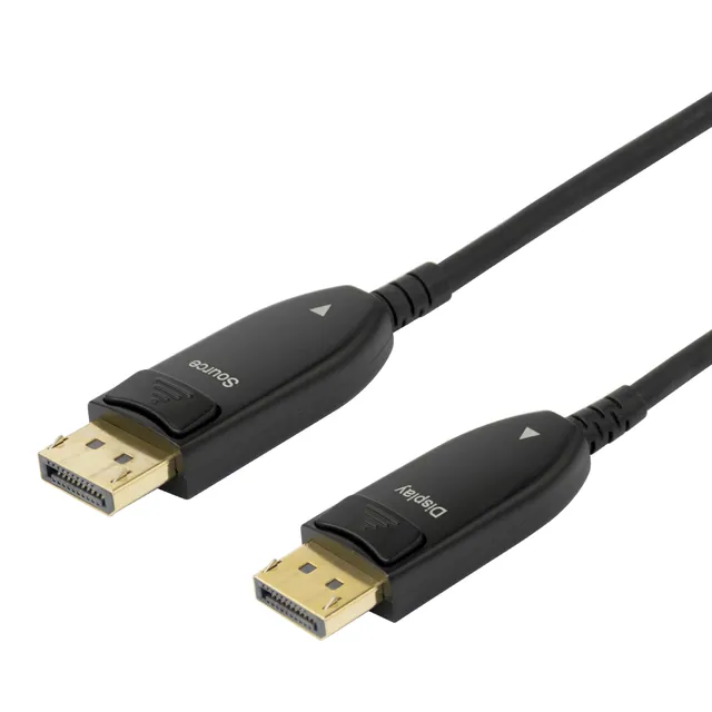 Displayport 1.4 cable, AOC, 8K@30Hz, 10m, black