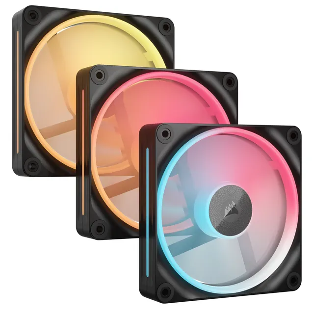 iCUE LINK LX120-R RGB Svart Reversed 3-pack
