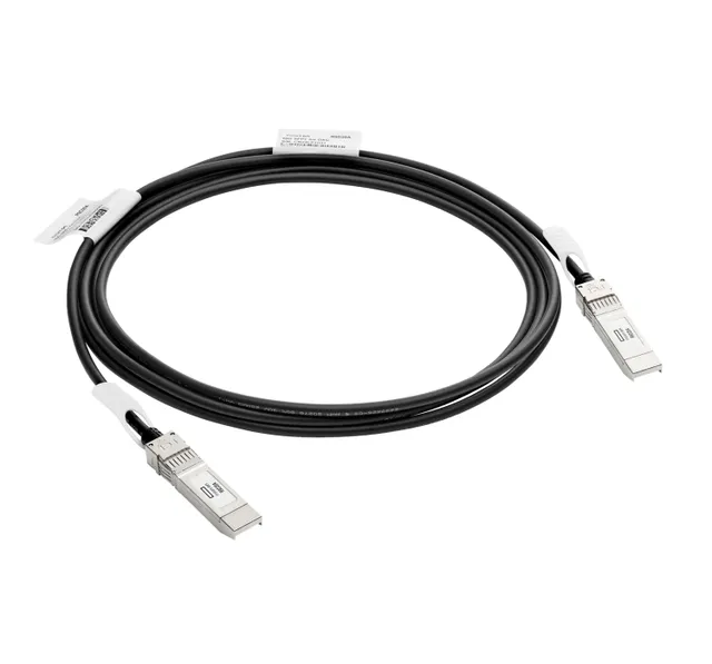 HPE Aruba Direct Attach Copper Cable - 10GBase direktkopplingskabel - SFP+ (hane) till SFP+ (hane) - 3 m - dubbelaxlad - passiv - ingår i komplett sys