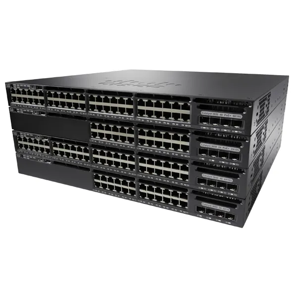 Catalyst 3650-24TS-S - Switch - L3 - Administrerad - 24 x 10/100/1000 + 4 x SFP - skrivbordsmodell, rackmonterbar - återanvänd